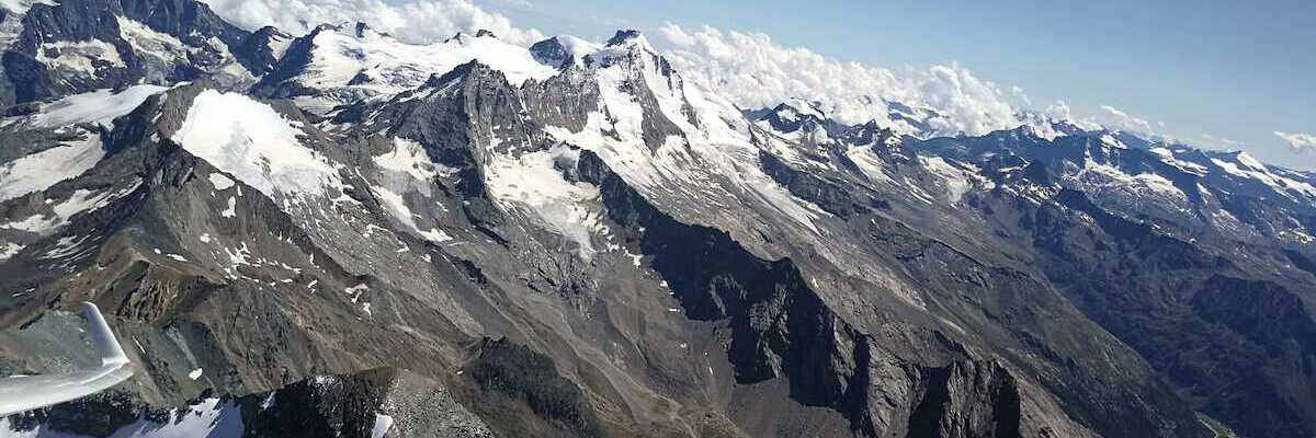 Verortung via Georeferenzierung der Kamera: Aufgenommen in der Nähe von 11010 Aymavilles, Aostatal, Italien in 4118 Meter